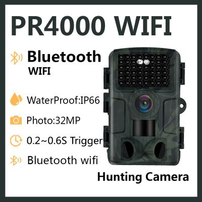China PR4000 WiFi Hunting Camera 32MP Bluetooth WIFI 1080p 3 Sensing Heads for sale