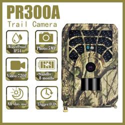 China PR 300A Hunter Trail Camera 30FPS IP54 Waterproof  TF Card 720p for sale