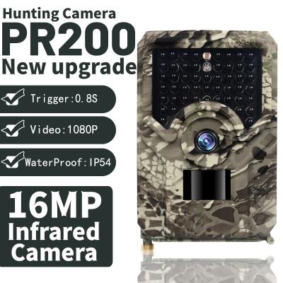 China Upgrade Hunting Trail Camera PR200 PRO 16MP 1080P High Definition Hunting Camera IP54 Waterproof for Oudoor Hunting for sale