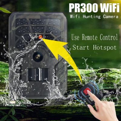 China PR300C WIFI Hunting Camera 32MP 1296P Outdoor Night Vision Wildlife Camera Wifi Wireless IP56 for sale
