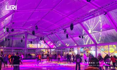 China Big Outdoor Transparent Aluminum Theme Activity Polygon Tent for Event Party in UK for sale