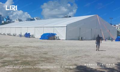 China Liri High Quality 25x60m Aluminum Frame Tents Flame Retardant To DIN4102 B2 for sale