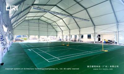 China Liri High Quality PG18x30m Aluminum Polygon Tents Flame Retardant To DIN4102 B2 for sale