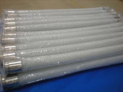 China Braided 4 Ply Silicone Hose , Platinum Cured Silicone Tubing Chemical Compatibility for sale