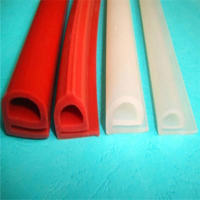 China Electrically Insulating Silicone Seal Strip Customized Extruded Profiles for sale