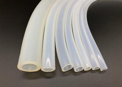 China Tubería de goma suave translúcida curada platino del silicón claro para el uso industrial en venta