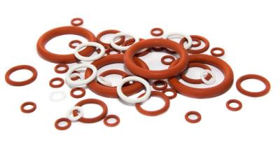 China High Performance Silicone Gasket Ring Hot Pressing Molding , Temperature -50℃-200℃ for sale