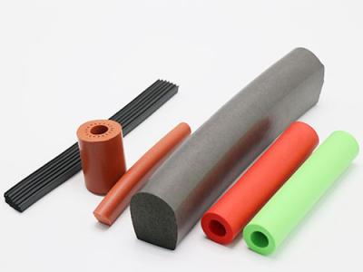 China Harmless Customized Colorful Silicone Sponge Rubber Tubing For Protective for sale