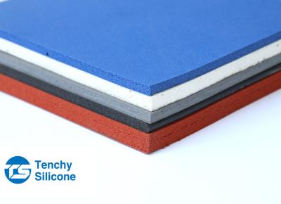 China Colored No Poison Silicone Sponge Rubber Sheet For High Temperature Resistance for sale