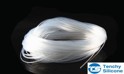 China LFGB Odorless OD 0.15mm Platinum Flexible Silicone Tubing for sale