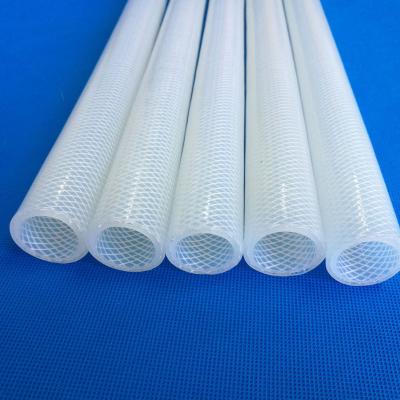 China Medical Machine Food Contact Silicone Braided Hose ID 2mm for sale