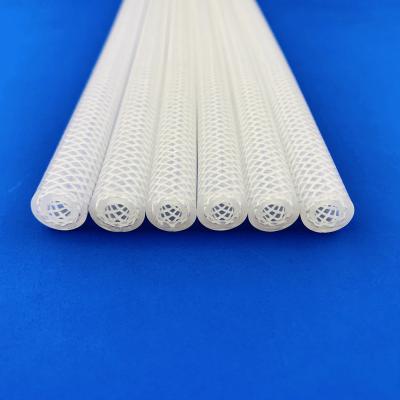China Food Grade Odorless Silicone Braided Hose For Biotechnology for sale