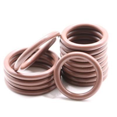 China Brown 70A Silicone Seal O Ring Heat Resistant Non Deformation for sale