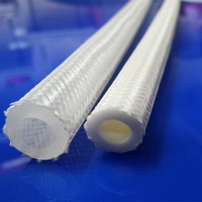 China Fireproof Food Grade Outer Braided Silicone Tubing High Pressure Resistant for sale