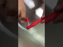 Heat shrinkable silicone tube