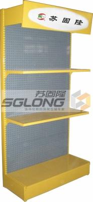China Metal Supermarket Display Racks Gondola Storage Shelf System ISO9001 Certification for sale