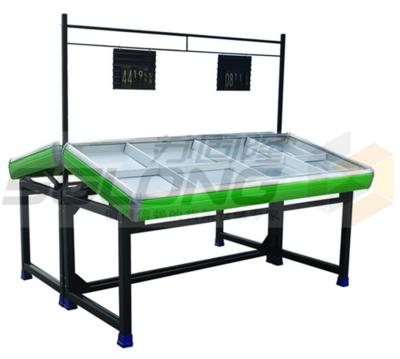 China Plastic Metal Material Fruit Vegetable Display Rack Corrosion Protection for sale