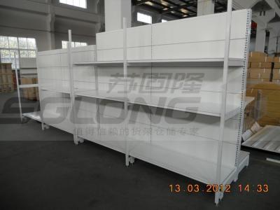 China Unidades varejos do shelving da gôndola do costume, cremalheiras de exposição convenientes da mercearia à venda