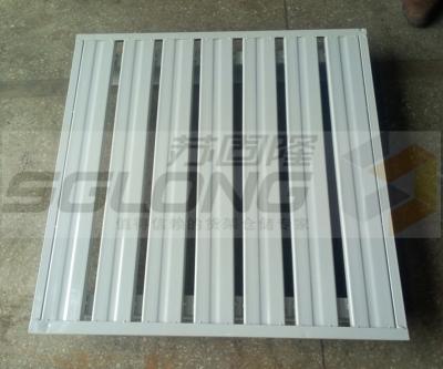 China 2 Way / 4 Way Fireproof Stackable Metal Pallets Single Faced ISO9001 Certification for sale