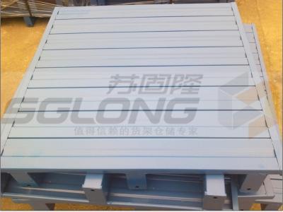 China Waterproof Galvanized Powder Coating Steel Metal Pallets Single Faced Eco-Friendly for sale