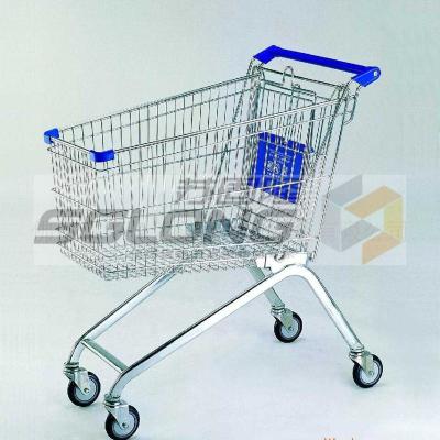 China Convenient Pharmacy / Supermarket Shopping Trolley Air Bubble Film Packing for sale