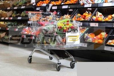 China Professional Supermarket Shopping Trolley , Commercial Shopping Carts for sale