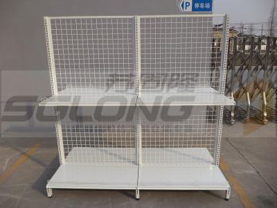 China Cash Counter Shelf End Cap Supermarket Gondola Shelving 30KG - 50KG Capability for sale