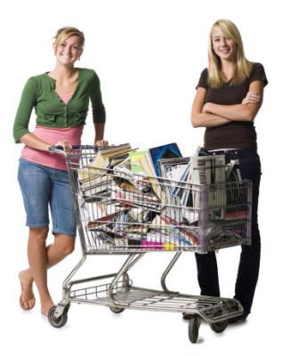 China Zinc Plated Surface Cusstom Supermarket Shopping Carts , Wire Grocery Carts for sale