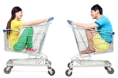 China Professional Supermarket Trolley Shopping Cart ISO9001 Certification for sale