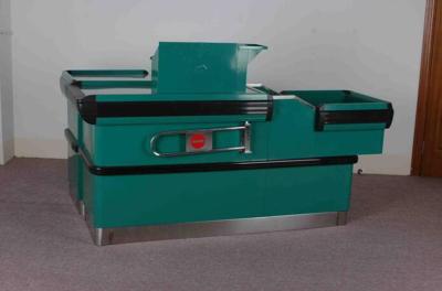 China Customizable Grocery Store Checkout Counters L Shaped ISO9001 Certification for sale
