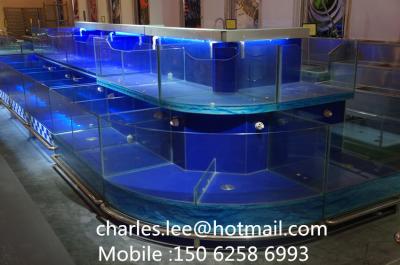 China Professional Shop Box Fish Table Customized 1000 X 1000X 850 mm for sale
