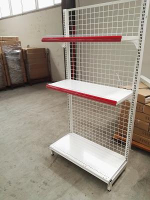 China Supermarket Convenience Store Wire Mesh Shelves , White Wire Shelving Units for sale
