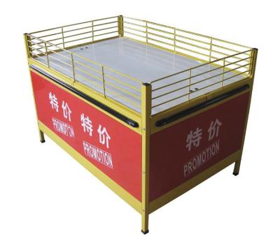 China Food Plastic Convenience Store Promotional Tables Standard Carton / Foam Packing for sale