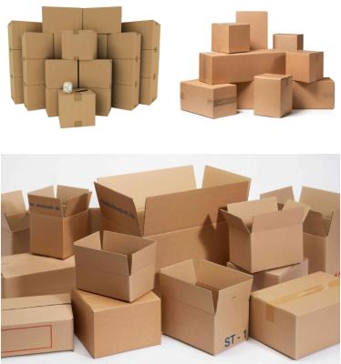 China Plain Cardboard Printed Corrugated Carton Box Custom Logo for sale