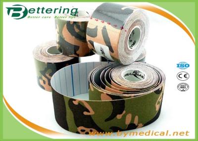 Chine Bandage de bande de physiothérapie de cinésiologie de camouflage pour des sports de muscle protecteurs à vendre