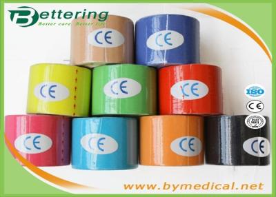 中国 通気性のKinesiologyさまざまな色の筋肉傷害のためのPhysio療法テープ 販売のため