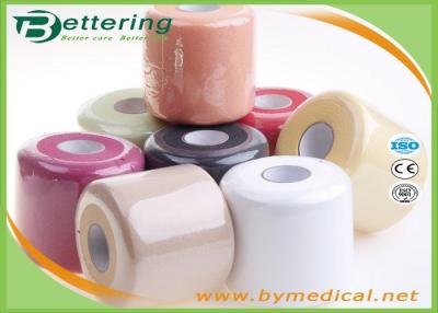 China Multicolor Soft Medical Supplies Bandages , Athletic Foam Tape Self Adhering Light Weight for sale