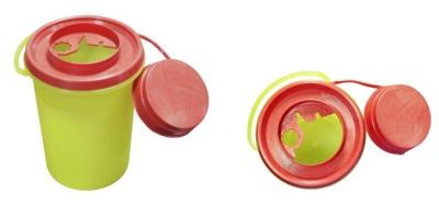 中国 プラスチック廃棄物処理の黄色のシャープ箱R0.7/0.7Lの医薬品のシャープの容器 販売のため