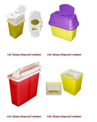 中国 Tシリーズ使い捨て可能な医学の不用なシャープの処分の容器PPのプラスチック 販売のため