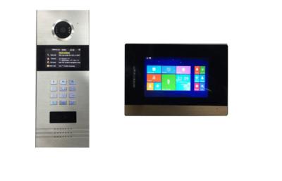 China 7 inch TFT LCD Screen IP video doorphone room to room calling video intercome system for sale