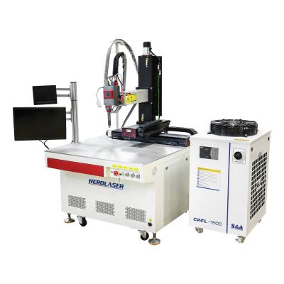 China Máquina de soldadura automática do raio laser da plataforma para indústrias à venda