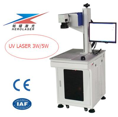 China FDA Approve 3W Ultraviolet Laser Marking Machine For Aviation Wire for sale
