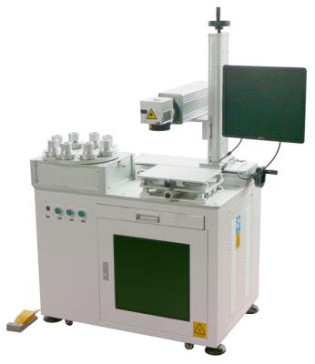 China Durable Pulsed 30 Watt Fiber Laser Marking System 7000mm/Second for sale