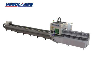 China Automatic Feeding 100rpm Tube Fiber Laser , Fiber Cutting Machine for sale