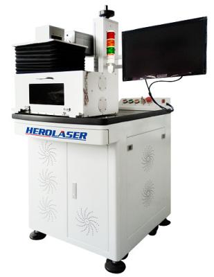 China ISO Herolaser Equipment Open Type Fiber Laser Marking Machine Air Cooling 1064nm for sale
