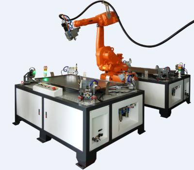 China 380V 1070nm Robot Laser Welding Machine System Double Position for sale