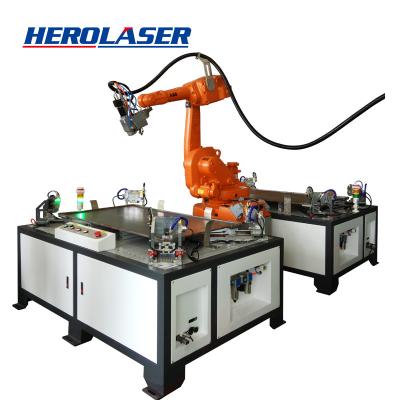 China 6 Axis Robotic Fiber Laser Welding Machine With CCD Positioning for sale