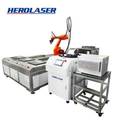 China Robotic 1070nm IPG Laser Welding Machine With Automatic Wire Feeding for sale