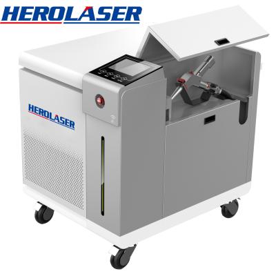 China Wobble Welding Handheld Fiber Laser Welding Machine With Automatic Wire Feeding for sale