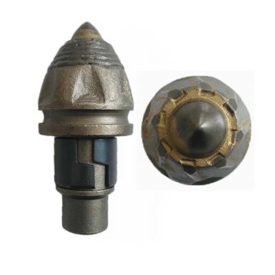 China B47K19H B47K22H Bullet Tooth Auger Round Shank  For Pile Driving Machine for sale
